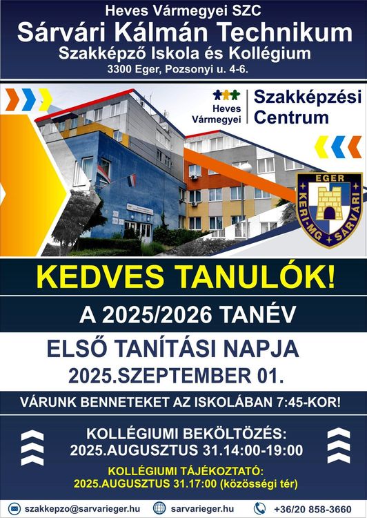 2025/2026 tanévkezdés