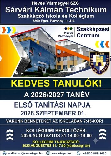 Tanévnyitó 2026.09.01.