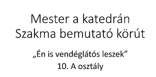 Mester a katedrán 2025
